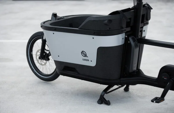 Custom made rubbermat voor Carqon e-bakfiets