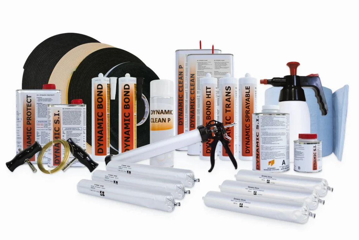 lijm, schroef of clip